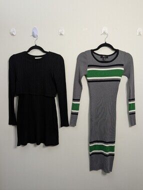 Knit Long Sleeve Dress Bundle - Abercrombie + LuvNYC